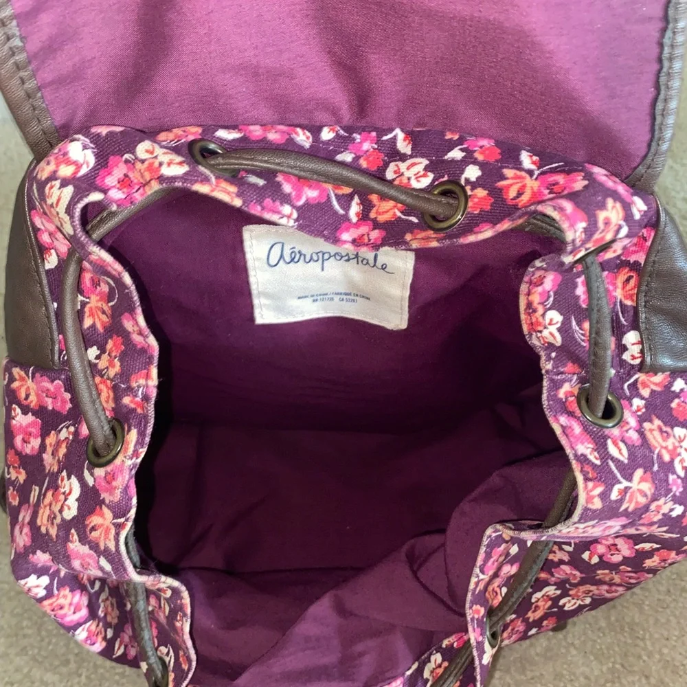 Aeropostale Floral Backpack - Picture 4 of 6
